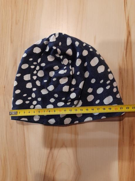 Tmavomodrá dvojvrstvová čiapka, h&m,110