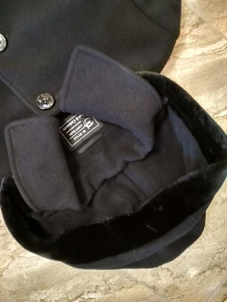 Dámsky čierny kabát, 50