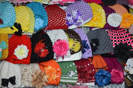 Detské háčkované čiapočky ručná práca, 68 - 158