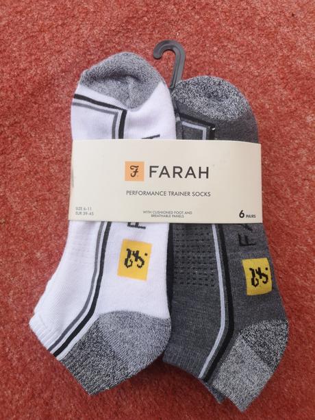 Farah pánske funkčné ponožky 6 párov veľkosť 39-45, 39 / 40 / 42 / 44 / 46