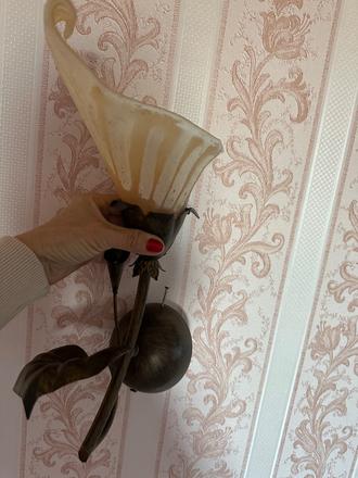 Lampa nástenná na malu ziarovku, 