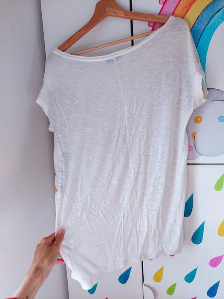 Tricko butterfly motyl oversize, bershka,m