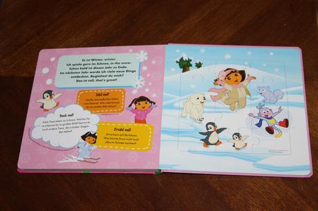 Dora leporelo/puzzle 4x12,