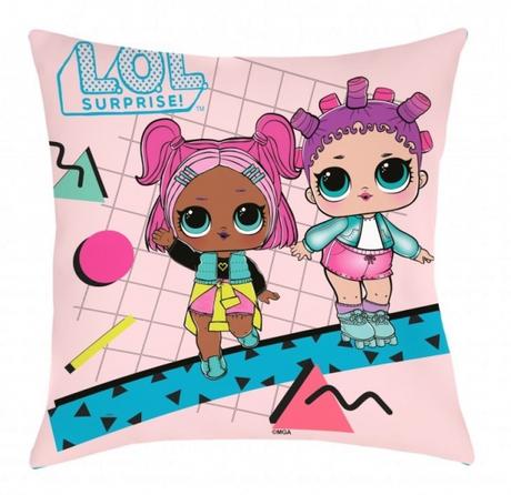 Vankúš lol hal 57 ružový,