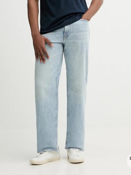 Chlapčenské svetlomodré značkové rifle, calvin klein,170
