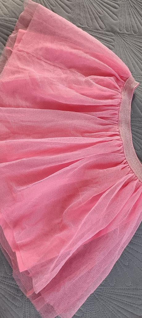 Ružová trblietavá suknička, 116
