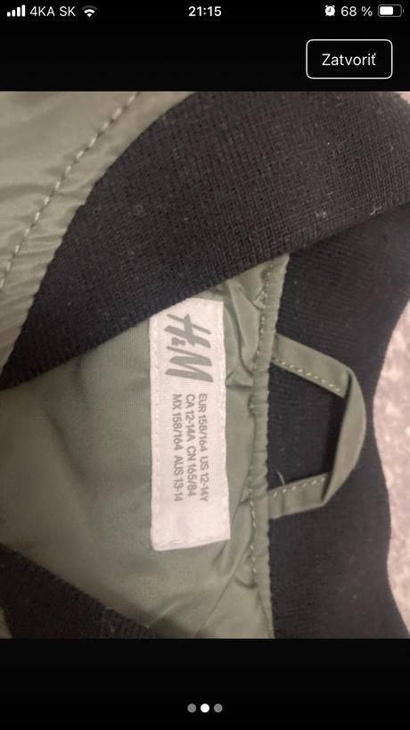 Bombera, h&m,158