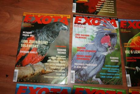 Chovatelská časopis exota , papagaje,