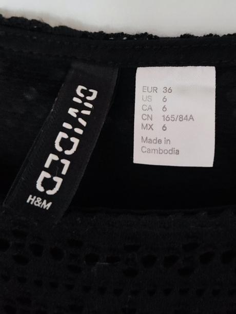 Čierne šaty h&m, h&m,s
