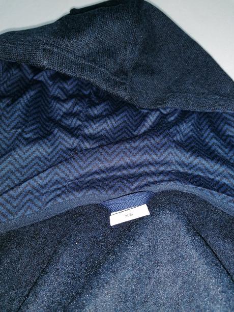 Pletený flís mikinka, tchibo,xs