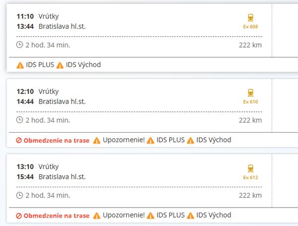 Podľa akého spojenia vlakom KE-BA na letisko?