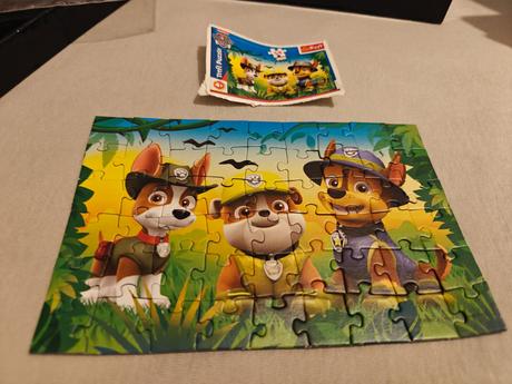 Paw patrol figúrky + puzzle 4x,