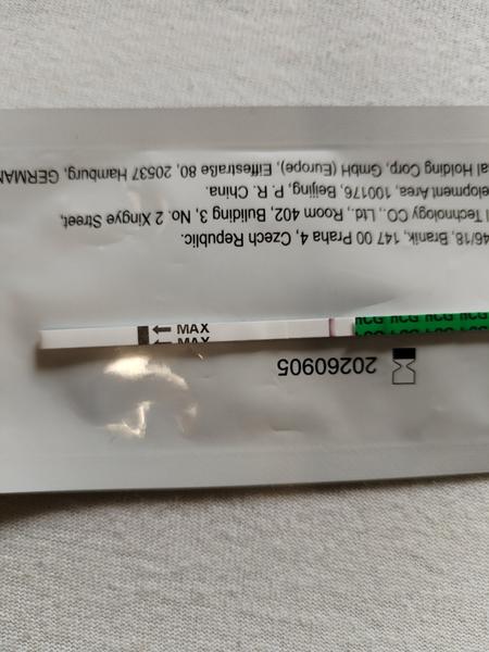 Výsledok tehotenského testu