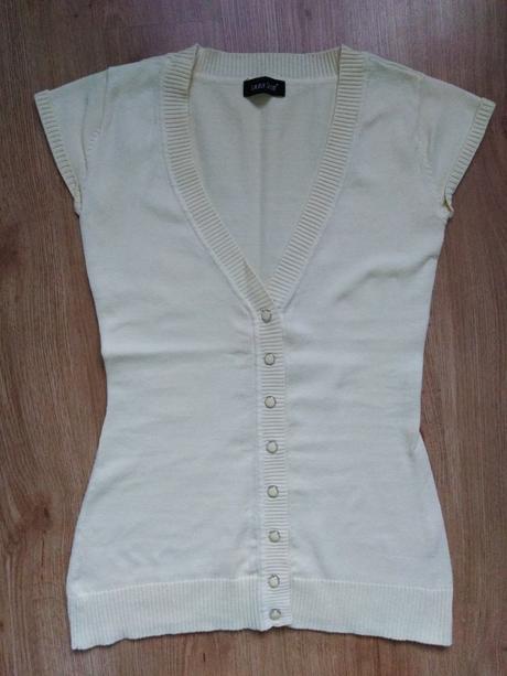 Svetložlté tričko/pulovrik, xs