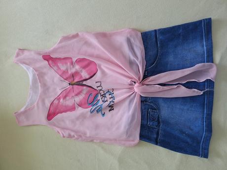 Šaty na ramienka, 128