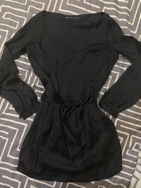 Satenove zara šaty, zara,s