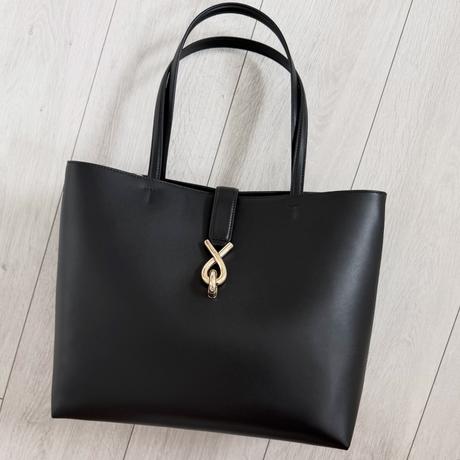 Furla tote shopper čierna s prackou, originál, furla