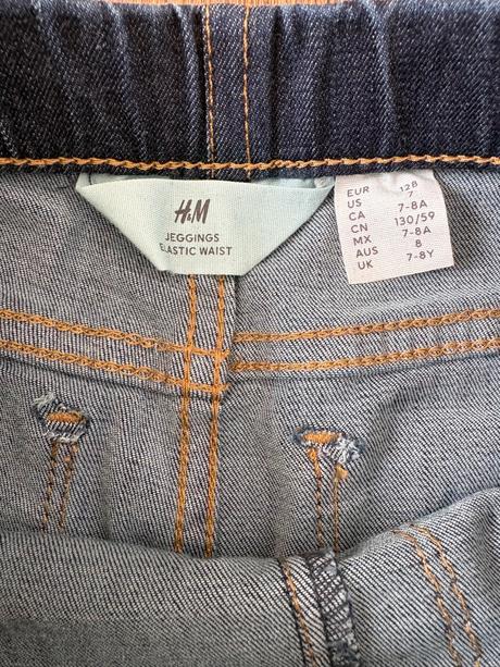 Riflové legíny h&m 128, h&m,128