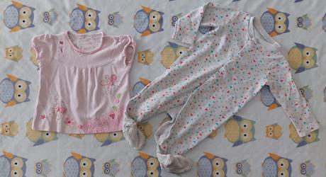 Letné tričko + bavlnené pyžamko veľ.6-9m, 68–80