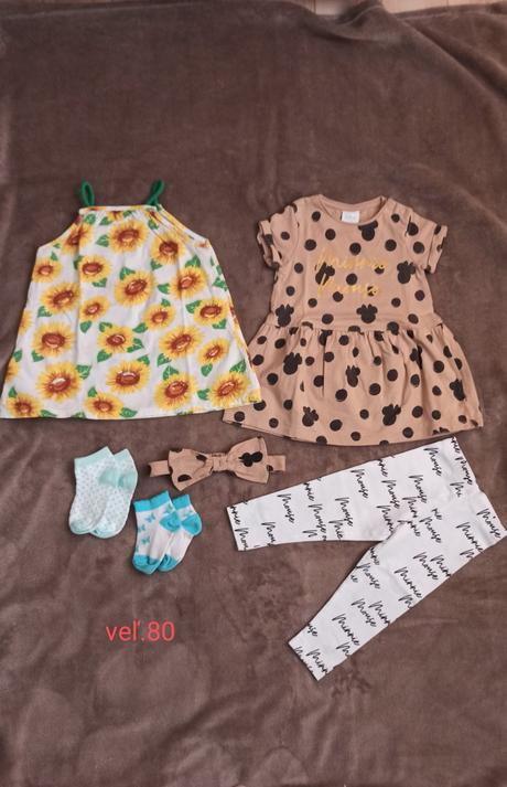 Mix letné pre dievčatko 80, f&f,80