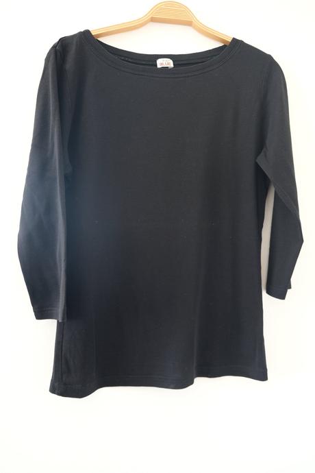 Čierne tričko 3/4 rukávom, f&f,40