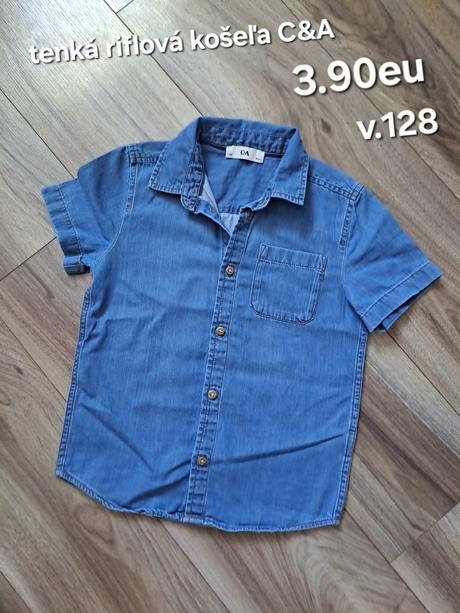 Riflová košeľac&a, c&a,128