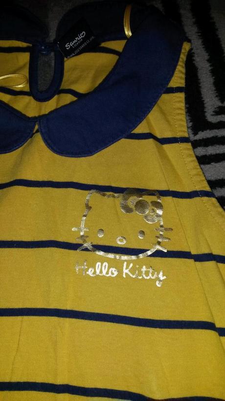 Šaty - predĺžený top 158/164 hello kitty, 158