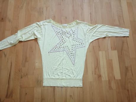 Krásny oversize top northland sýtej žltej farby, m