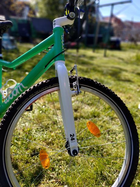 Ultraľahký detský bicykel woom 5 mint green, woom,24