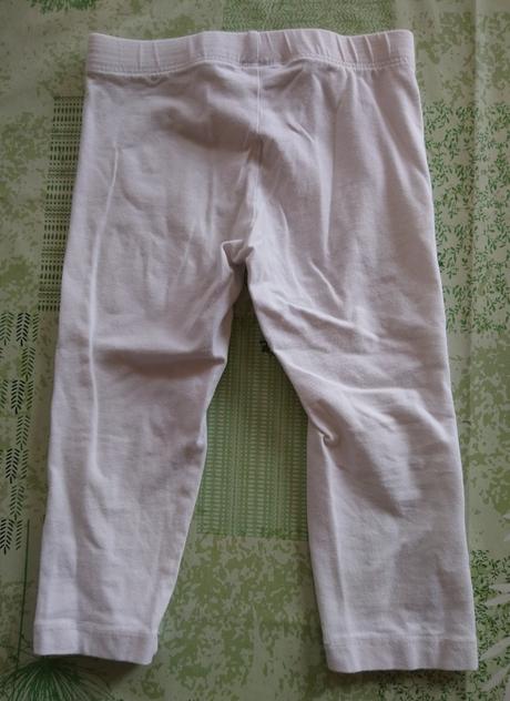Dievčenské biele 3/4 legíny, blu kids, 98-104 cm, 104