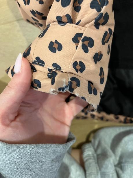 Dievčenská zimná bunda, h&m,134