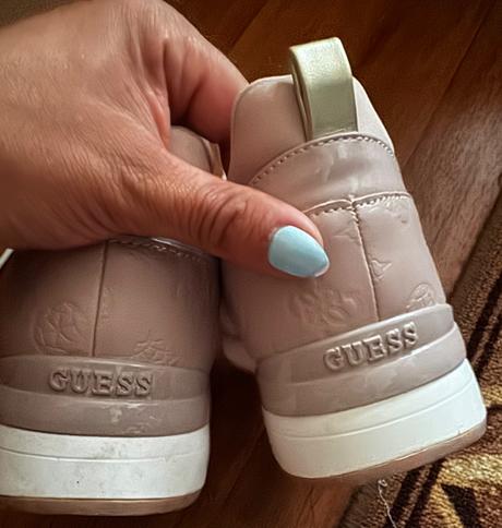 Guess kozene ruzove pudrove tenisky, guess,36