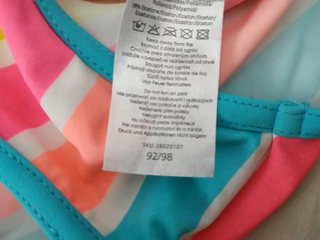 Plavky pre 1-2 ročne dievčatko, 86