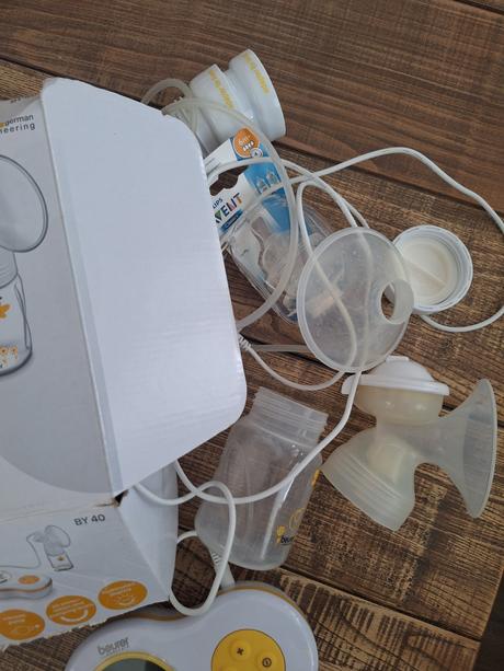 Elektricka odsavacka na mlieko beurer,