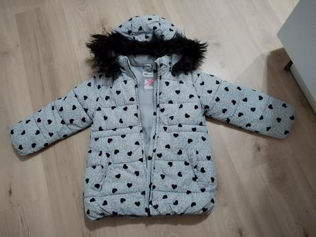 Zimná bunda h&m 5-6 r top stav 116,122, h&m,116