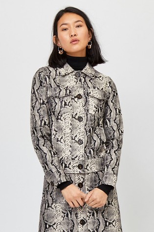 Kožený kostým s rybím efektom, next,40 / l