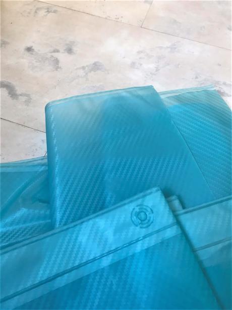 Impregnovaný záves do sprchy/vany s úchytkami, 