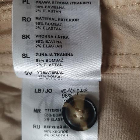 Béžové bavlnené nohavice, marc o´polo,m