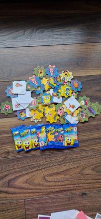 Zberateľské kartičky sponge bob,