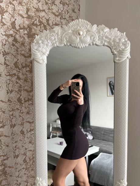 Mini šaty fialové, 