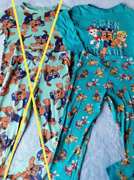 Pyžamko paw patrol, h&m,122