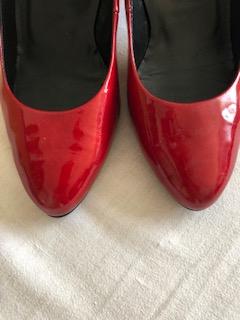 Červené lakované lodičky, 38