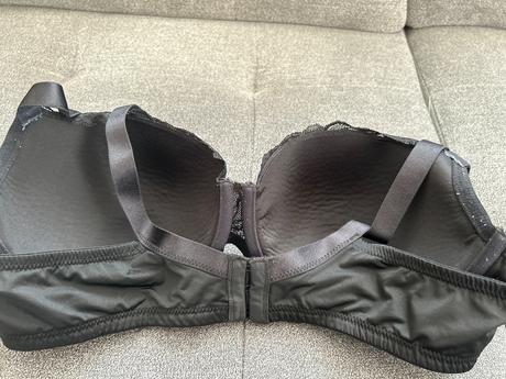 Čierna vystužená podprsenka lindex 90c, lindex,90c