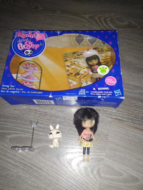 Lps littlest pet shop set s babikou blythe, 