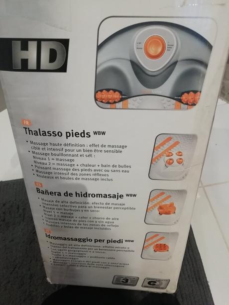 Bublinková vanička na nohy, 