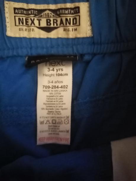 Chlapčenské krátke nohavice next, next,104