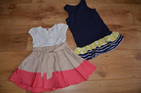 2x letné šatičky 9/12 mes., 80