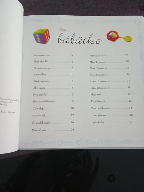 Kniha pre novorodenca chlapček, 