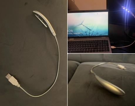 Prenosná usb lampička 3 led, 