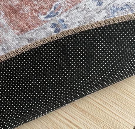 Dizajnový koberec okrúhly 200x200x1cm-protišmikovy, 